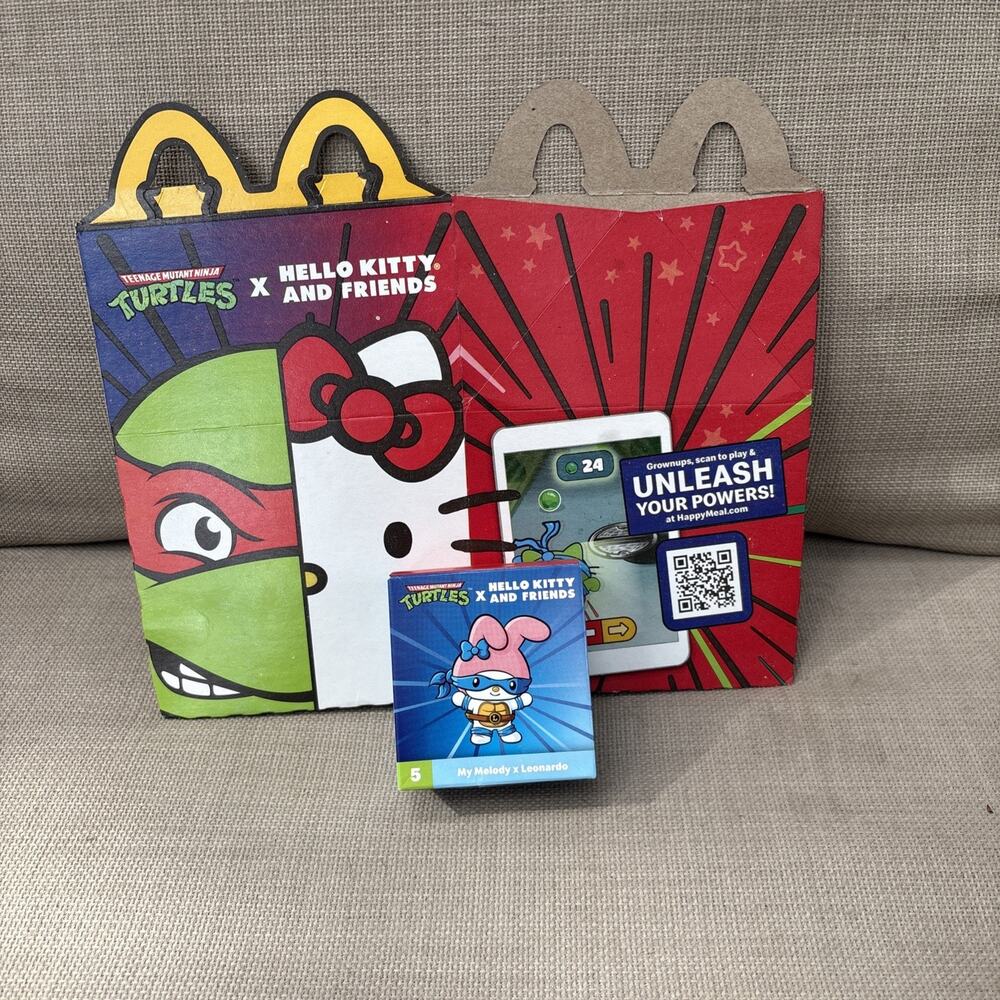 Teenage Mutant Ninja Turtles Hello Kitty #5 My Melody x Leonardo McDonald's toy